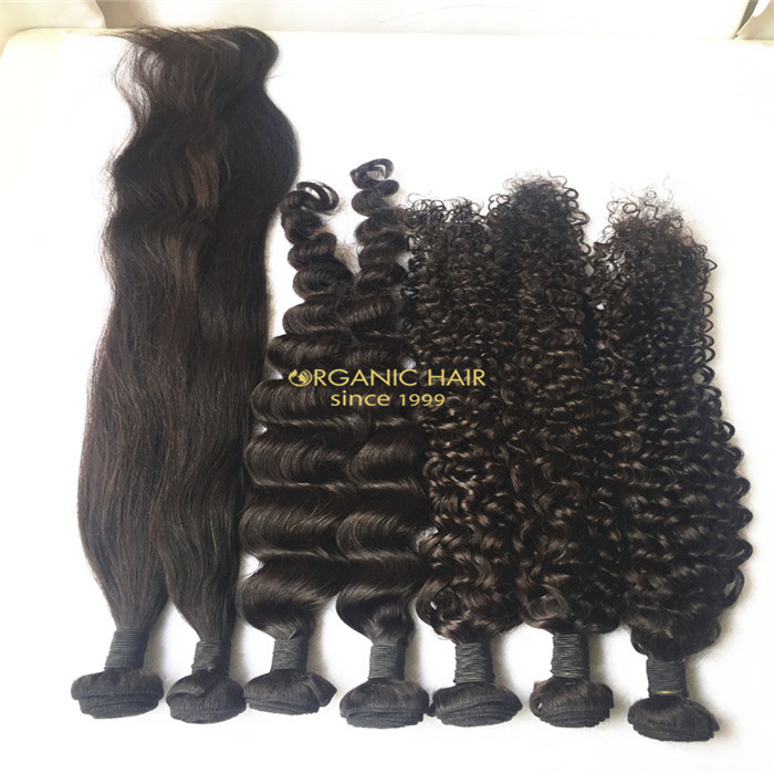Premium remy human hair weave 